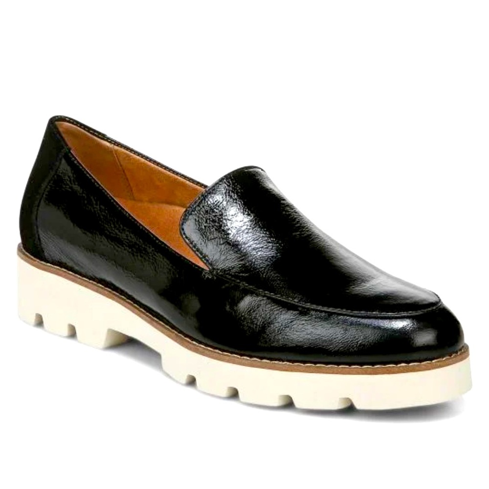 VIONIC Kensley Black Patent Loafer